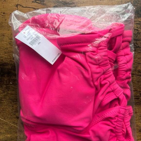 Pink Plus Size Bikini Top - Picture 3 of 3